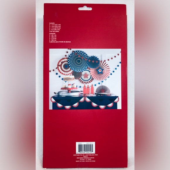 Michaels Celebrate It Patriotic 4th of July Party Fans - NEW! - Picture 3 of 4